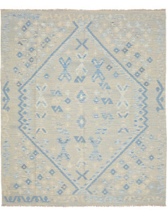 Tappeto Kilim Afghanistan 166x198 Verde Salvia