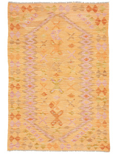 Rug Kilim Afghanistan 103x149 Apricot Orange Pi
