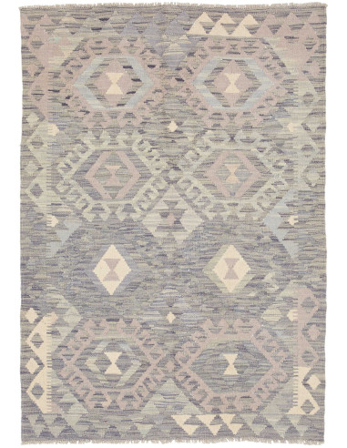 Rug Kilim Afghanistan 105x152 Blue Grey Beige P