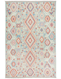 Rug Kilim Afghanistan 199x300 Aqua Teal Terraco