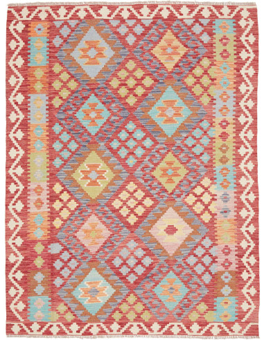 Rug Kilim Afghanistan 150x193 Terracotta Red Sk