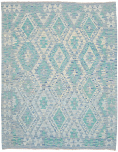Rug Kilim Afghanistan 153x195 Sky Blue Light Bl