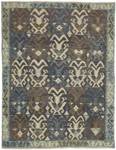 Rug Kilim Afghanistan 160x207 Dark Blue Beige B