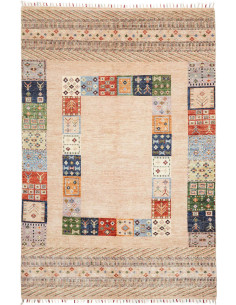 Tappeto Siva Pakistan 168x254 Beige Multicolore