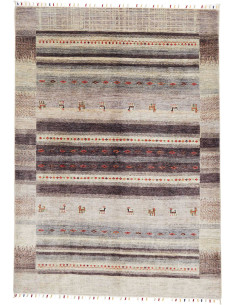 Tappeto Siva Pakistan 171x249 Beige Marrone Gri