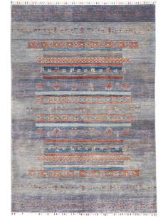 Rug Siva Pakistan 168x244 Grey Blue Terracotta