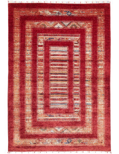 Rug Siva Pakistan 169x242 Deep Red Beige Ochre