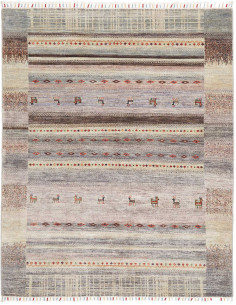 Rug Siva Pakistan 155x194 Light Grey Beige Brow