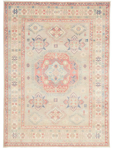 Tappeto Kazak Afghanistan 175x237 Greige Terrac