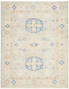 Tappeto Kazak Afghanistan 154x197 Grigio Azzurr