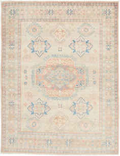 Tappeto Kazak Afghanistan 152x197 Beige Sabbia