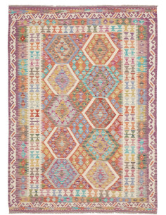 Tappeto Kilim Afghanistan 152x204 Multicolore P
