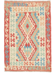 Tappeto Kilim Afghanistan 85x126 Terracotta Cre