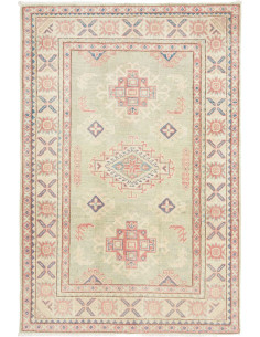 Rug Kazak Afghanistan 100x146 Light Sage Green