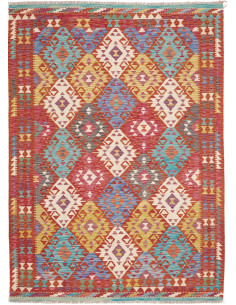 Rug Kilim Afghanistan 167x242 Terracotta Red Sa