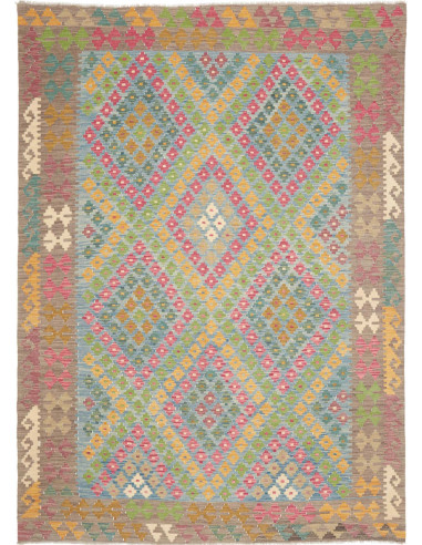 Rug Kilim Afghanistan 175x243 Light Blue Grey B