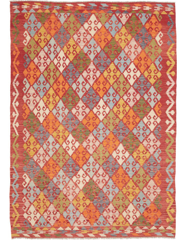 Rug Kilim Afghanistan 176x250 Terracotta Red Or
