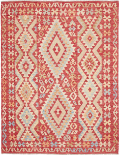 Hand Made Rug Kilim Afghanistan 179x232 Red Bei