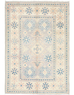 Hand Made Rug Kazak Afghanistan 63x92 Lavender