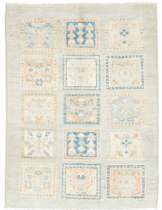 Tappeto Originale Kazak Afghanistan 63x85 Azzur