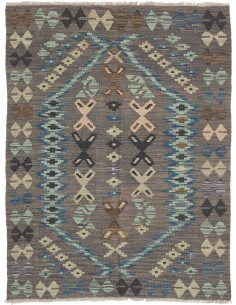 Hand Made Rug Kilim Afghanistan 102x136 Grey Br
