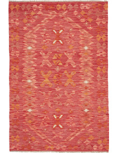 Hand Made Rug Kilim Afghanistan 99x152 Coral Re