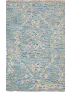 Tappeto Originale Kilim Afghanistan 99x154 Blu