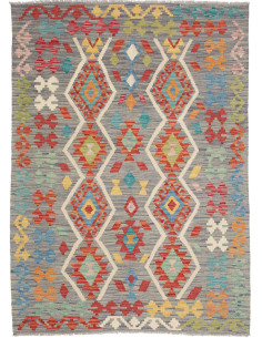 Tappeto Originale Kilim Afghanistan 126x182 Gri