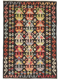 Tappeto Originale Kilim Afghanistan 118x174 Ner