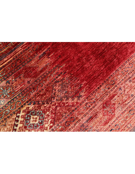 Tappeto Siva Pakistan 245x297 Rosso Beige