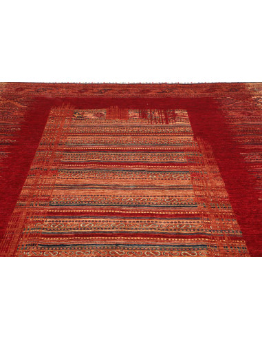 Tappeto Siva Pakistan 245x297 Rosso Beige
