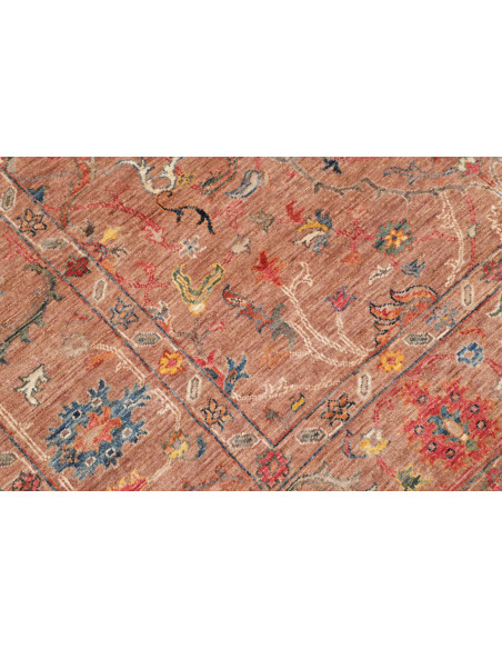 Rug Ziegler Fine Pakistan 168x239 Terracotta Blu