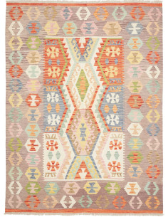Kilim 186x246 Cm Kilim Afghanistan, Lana Cardata A Mano