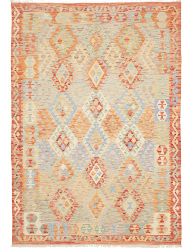 Kilim 178x253 Cm Kilim, Afghanistan, Hand-carded Wool warp: