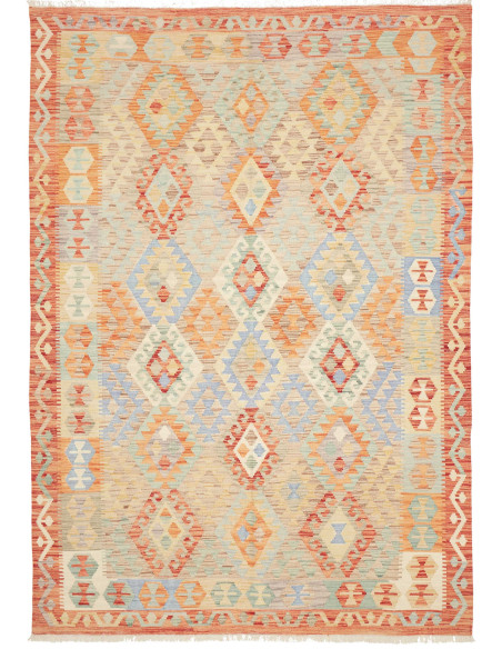 Kilim 178x253 Cm Kilim, Afghanistan, Hand-carded Wool warp: