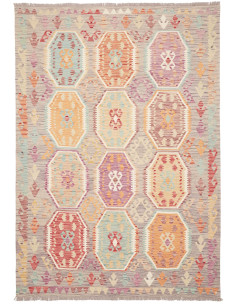 Kilim 174x247 Cm Kilim, Afghanistan, Lana Cardata A Mano