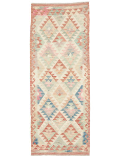 Tappeto Kilim Afghanistan 78x198 Crema Terracot
