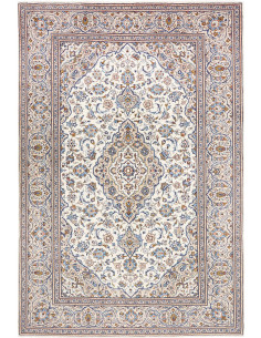 Tappeto Originale Kashan Persia 205x300 Avorio