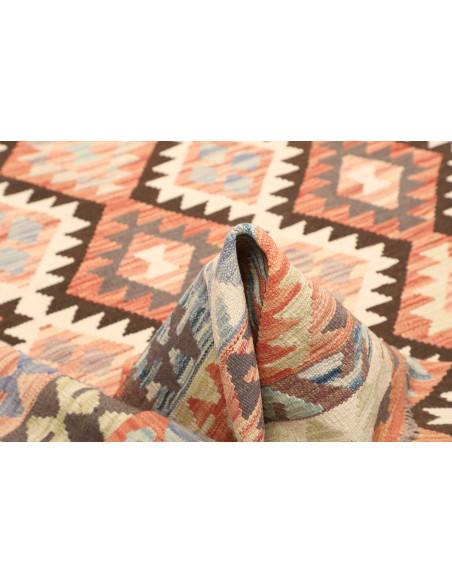 Kilim 202x296 Cm Kilim, Afghanistan, Hand-carded Wool warp: