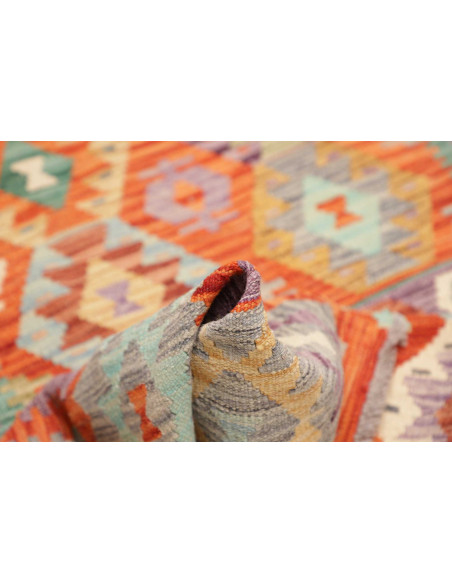 Kilim 136x196 Cm Kilim Afghanistan Hand-carded Wool cotton
