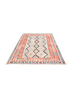Rug Kilim Afghanistan 153x206 Coral Terracotta 2