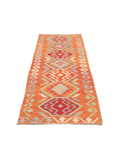 Tappeto Kilim Afghanistan 73x238 Arancione Terr 2