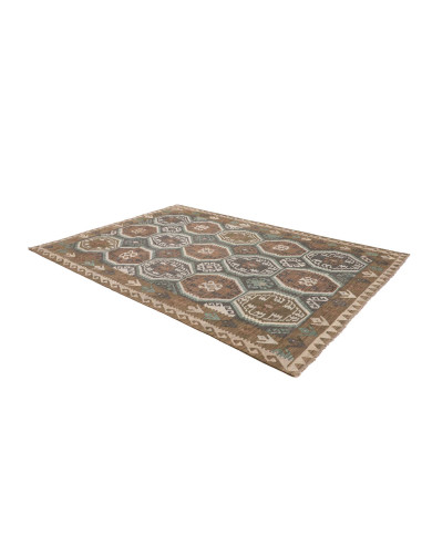 Rug Kilim Afghanistan 211x296 Brown Grey Beige