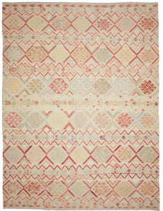 Tappeto Kilim Afghanistan 306x402 Crema Rosso C