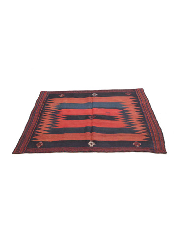 Rug Kilim Vintage Persia 134x130 Indigo Blue Br