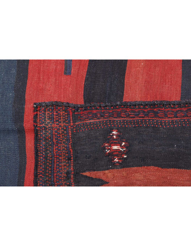 Rug Kilim Vintage Persia 134x130 Indigo Blue Br