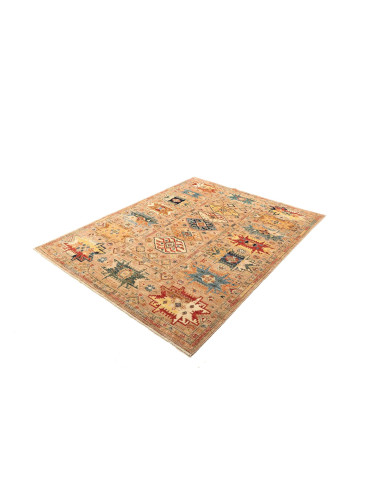 Rug Tribal Pakistan maroon brown 152x192