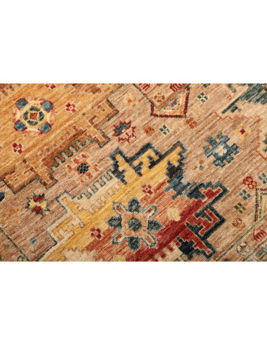 Rug Tribal Pakistan maroon brown 152x192