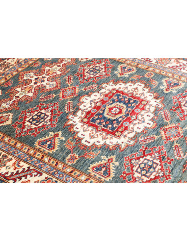 Kazak Fine 153x191 Cm Kazak Fine, Pakistan, Hand-carded Wool