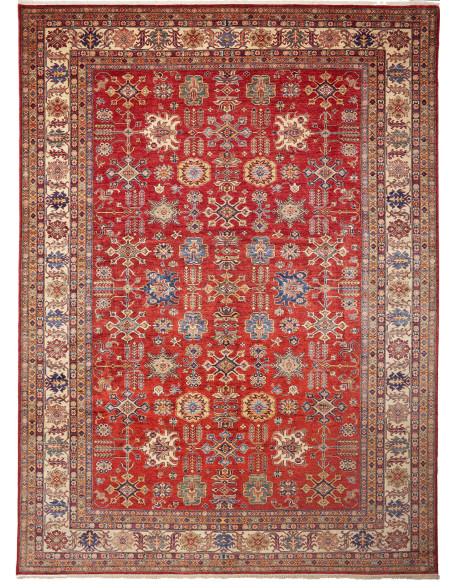 Rug Kazak Fine Pakistan brown grey 296x406